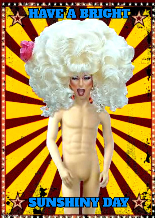 image tagged in drag queen,crossdresser,lgbtq,mannequin,ken doll,greetings | made w/ Imgflip meme maker