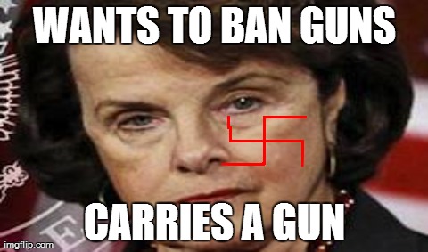 One Does Not Simply Meme | WANTS TO BAN GUNS CARRIES A GUN | image tagged in memes,one does not simply | made w/ Imgflip meme maker