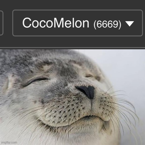 Took this screenshot awhile back... forgot about it until today when I needed an idea for a meme | image tagged in memes,satisfied seal,666,unfunny | made w/ Imgflip meme maker