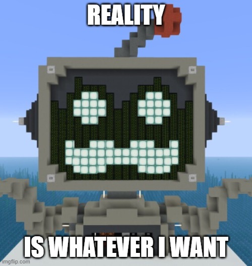 So sad RIP grumbot  | REALITY; IS WHATEVER I WANT | image tagged in grumbot,hermitcraft,moderators | made w/ Imgflip meme maker