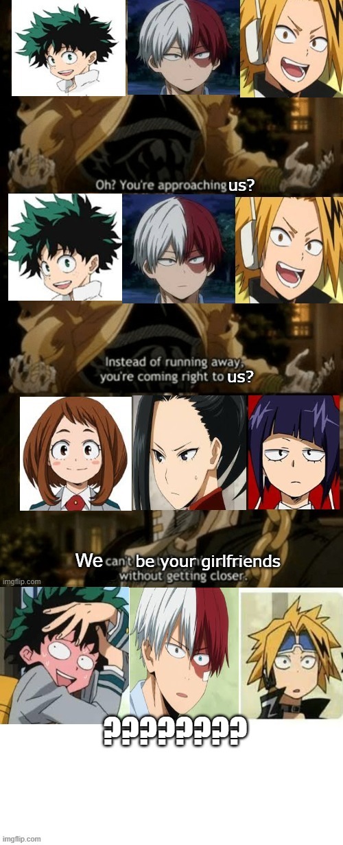 my hero academia ships gone wrong | We | image tagged in memes | made w/ Imgflip meme maker