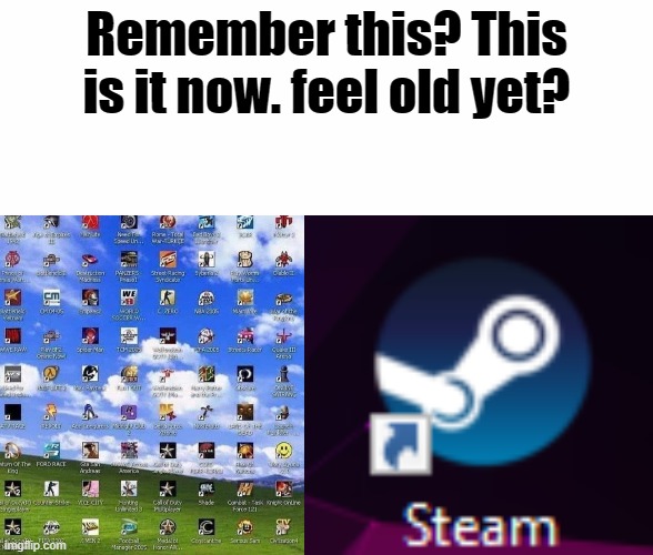Gaming nostalgia | Remember this? This is it now. feel old yet? | image tagged in video games | made w/ Imgflip meme maker