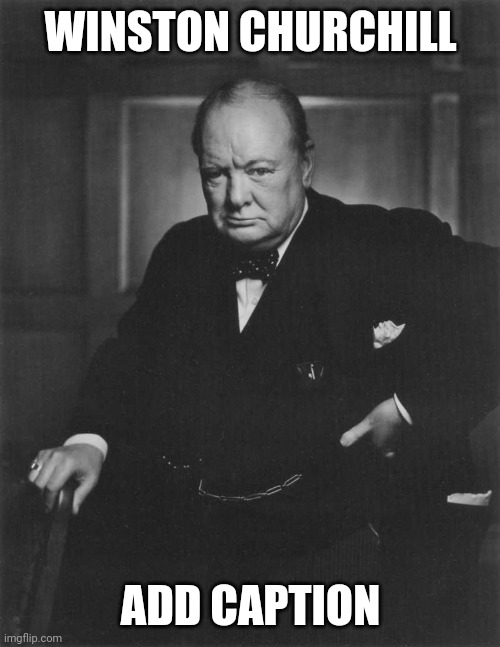 winston churchill | WINSTON CHURCHILL; ADD CAPTION | image tagged in winston churchill | made w/ Imgflip meme maker