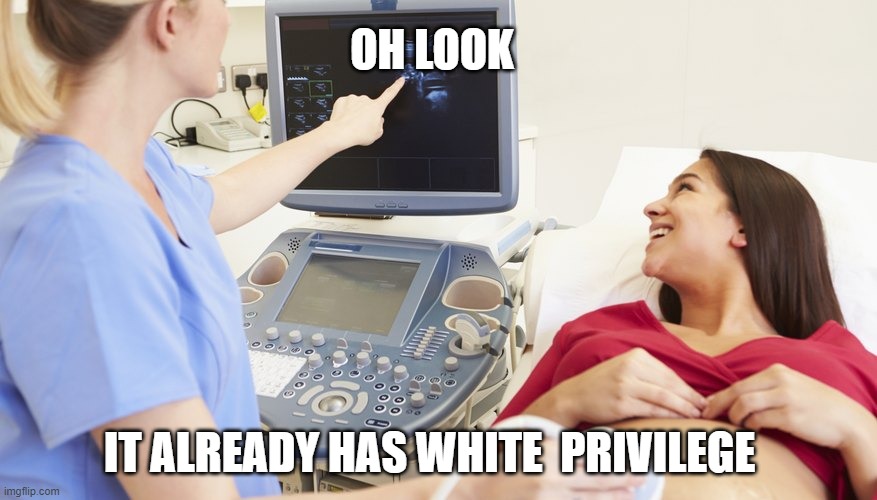 White privilege | OH LOOK; IT ALREADY HAS WHITE  PRIVILEGE | image tagged in white privilege | made w/ Imgflip meme maker