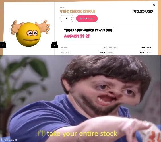 YES | image tagged in i'll take your entire stock | made w/ Imgflip meme maker