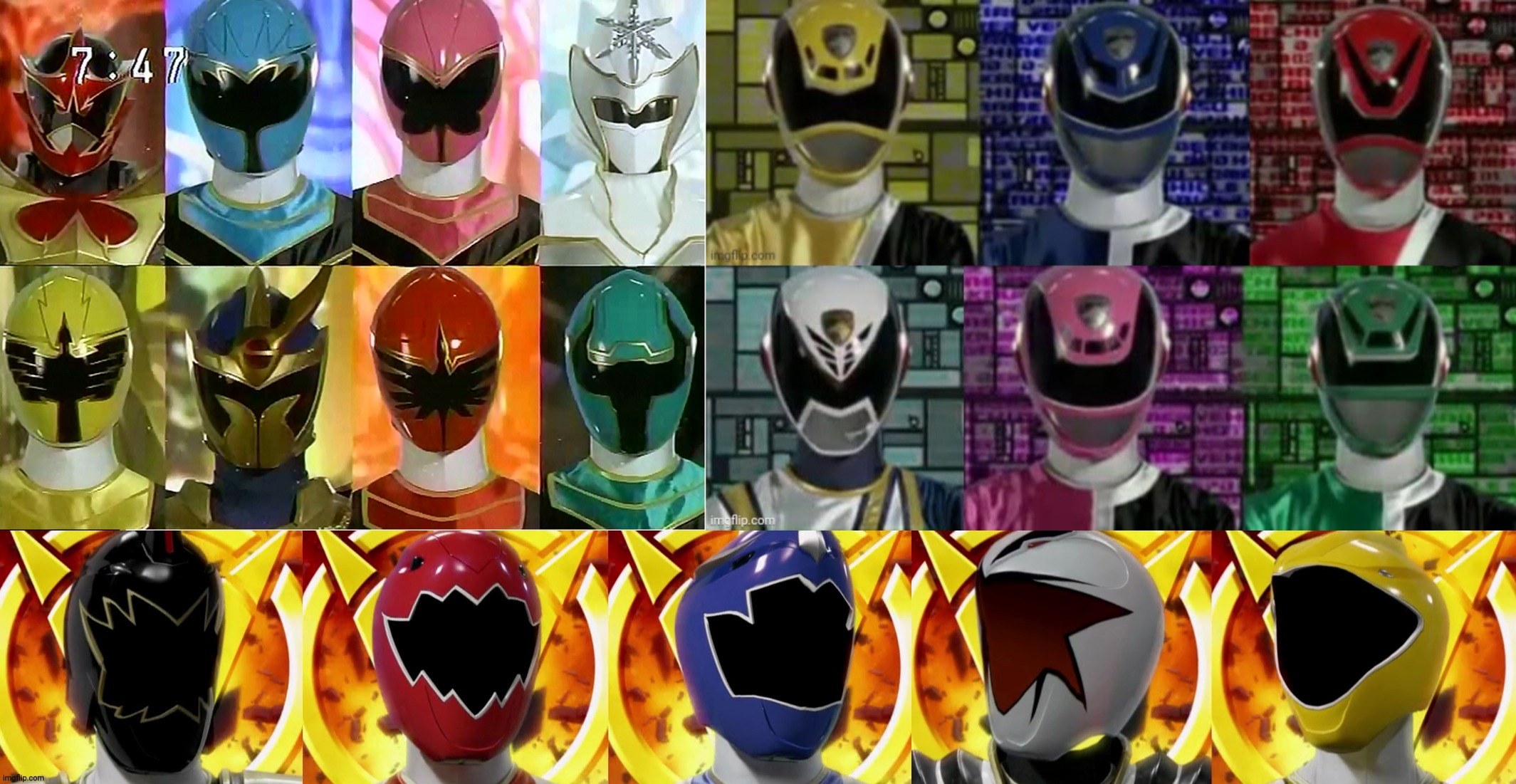 3 of my favorite Super Sentai/Power Rangers series (2003-2006/2004-2007) | image tagged in memes,power rangers,super sentai | made w/ Imgflip meme maker