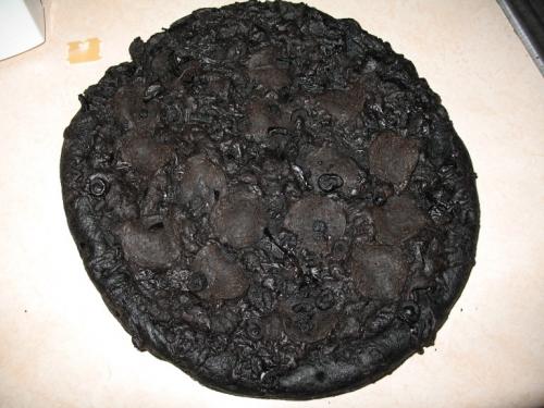 Burned Pizza Blank Meme Template