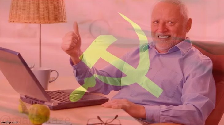 Communism Harold | image tagged in communism harold | made w/ Imgflip meme maker