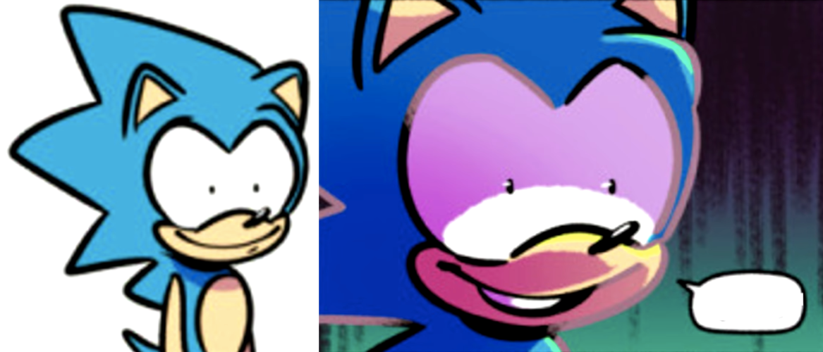High Quality Sonic what/no Blank Meme Template