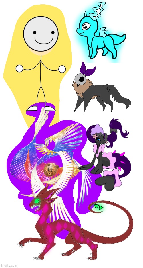 Bunch of new OCs (clarification in the comments) | made w/ Imgflip meme maker