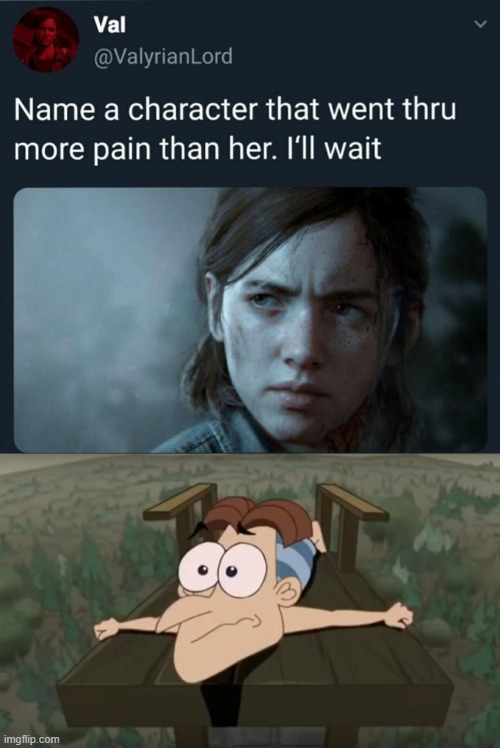 Poor Doofenshmirtz | image tagged in memes,funny,doofenshmirtz,the last of us,phineas and ferb | made w/ Imgflip meme maker