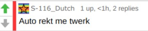 High Quality S-116_Dutch Auto rekt me twerk Blank Meme Template