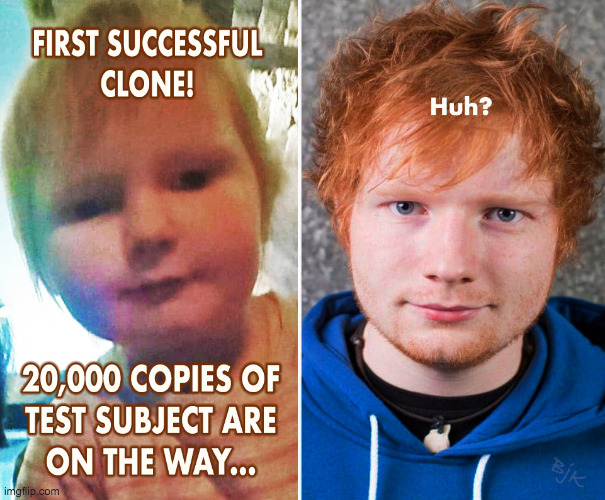 Invasion | image tagged in ed sheeran,look alikes,clone,clones,memes,sexy | made w/ Imgflip meme maker