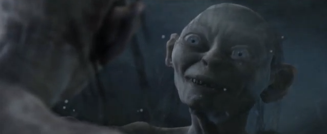 mirrored gollum Blank Meme Template