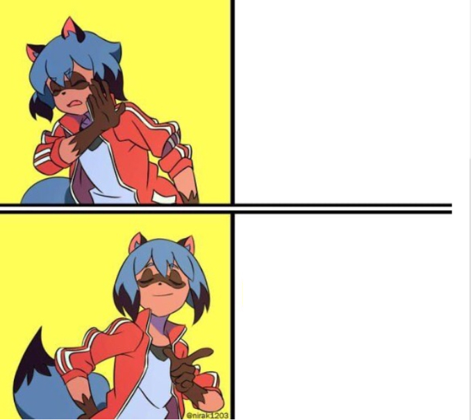 High Quality Michiru Drake Template Blank Meme Template