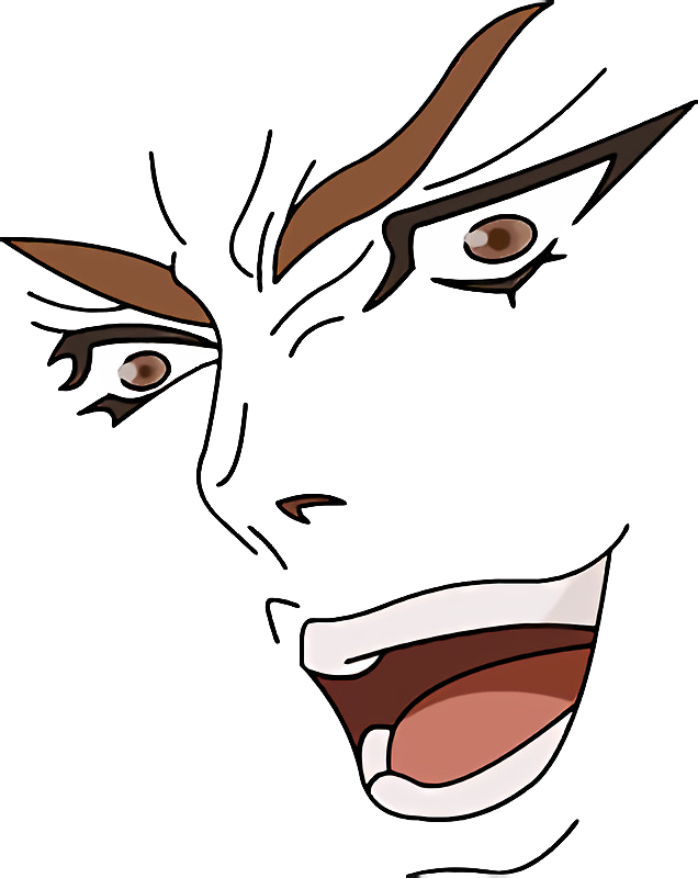 KONO TRANSPARENT DIO DA Blank Meme Template