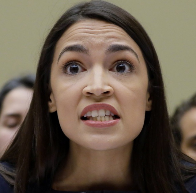 High Quality AOC TRIGGERED Blank Meme Template