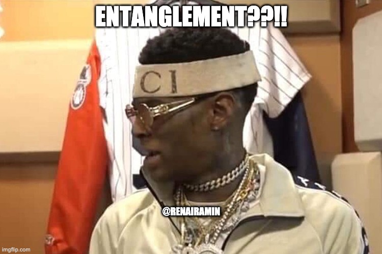 A Relationship Coach's Reaction to Jada's response | ENTANGLEMENT??!! @RENAIRAMIN | image tagged in funny memes,relationships,love,jada smith,soulja boy | made w/ Imgflip meme maker