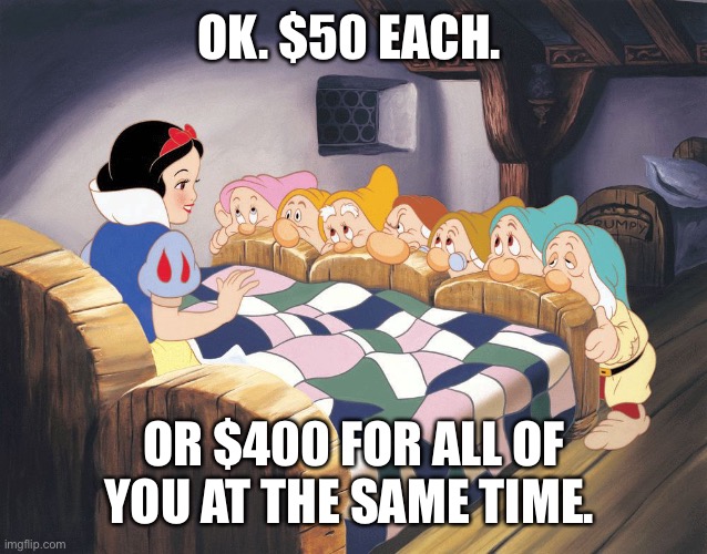 Snow white making that money - Imgflip