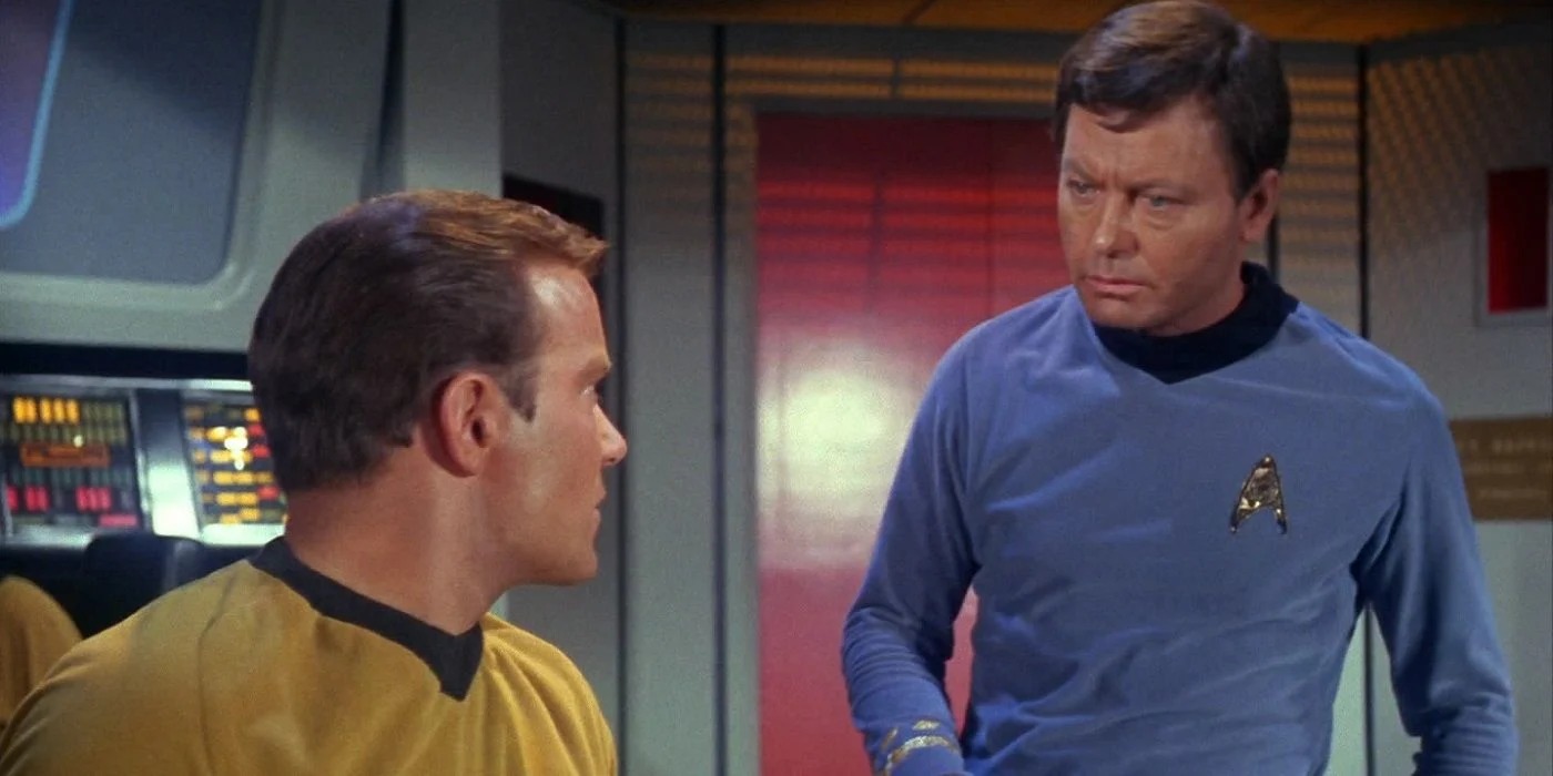 High Quality Captain Kirk and Dr. McCoy Blank Meme Template