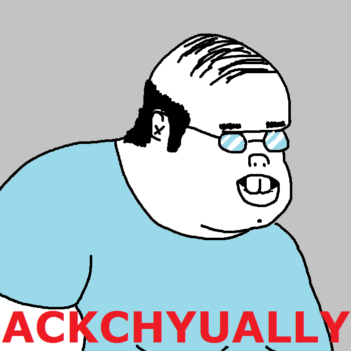 Ackchyually Blank Meme Template