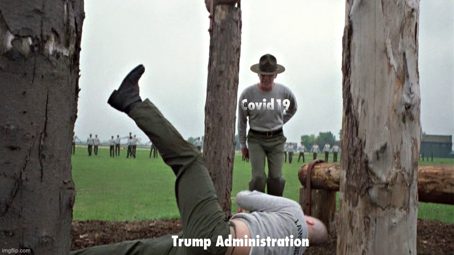 Mission Accomplished | image tagged in coronavirus,dumptrump,pandemic,2020,mission accomplished | made w/ Imgflip meme maker