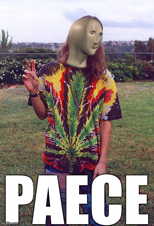 Hippie | PAECE | image tagged in hippie | made w/ Imgflip meme maker