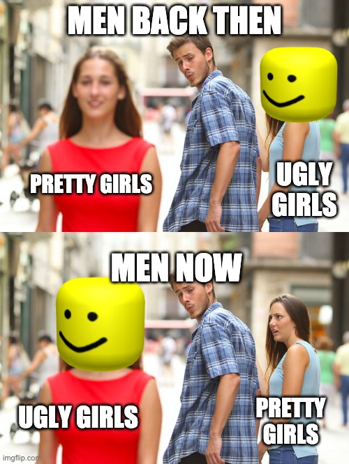 Pretty girl ugly boyfriend