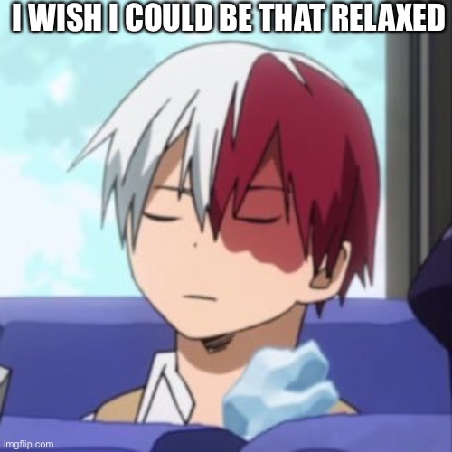 I WISH I COULD BE THAT RELAXED | made w/ Imgflip meme maker