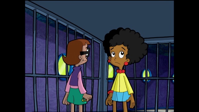 High Quality Jackie and Inez cyberchase Blank Meme Template