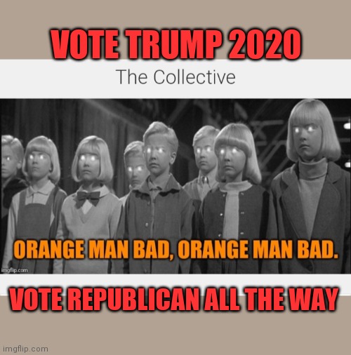 VOTE TRUMP 2020 VOTE REPUBLICAN ALL THE WAY | made w/ Imgflip meme maker