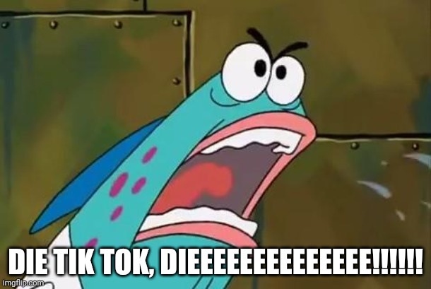 BIG MEATY CLAW | DIE TIK TOK, DIEEEEEEEEEEEEEE!!!!!! | image tagged in big meaty claw | made w/ Imgflip meme maker