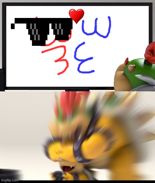 Bowser and Bowser Jr. NSFW | image tagged in bowser and bowser jr nsfw | made w/ Imgflip meme maker