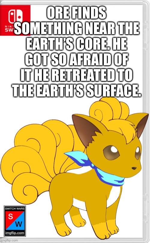 Oh no | ORE FINDS SOMETHING NEAR THE EARTH’S CORE. HE GOT SO AFRAID OF IT HE RETREATED TO THE EARTH’S SURFACE. | image tagged in here we go again | made w/ Imgflip meme maker