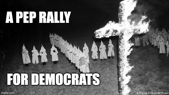 A PEP RALLY FOR DEMOCRATS | made w/ Imgflip meme maker