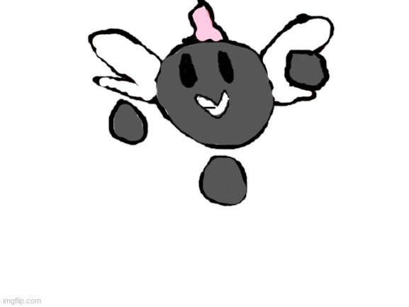 Think of a name for this TOTALLY friendly (definitely not evil) fairy | image tagged in blank white template | made w/ Imgflip meme maker