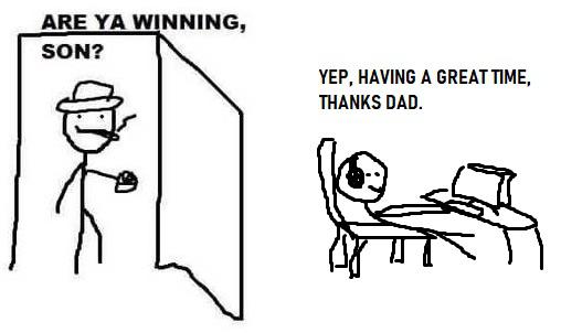 Are ya winning. son? Blank Meme Template