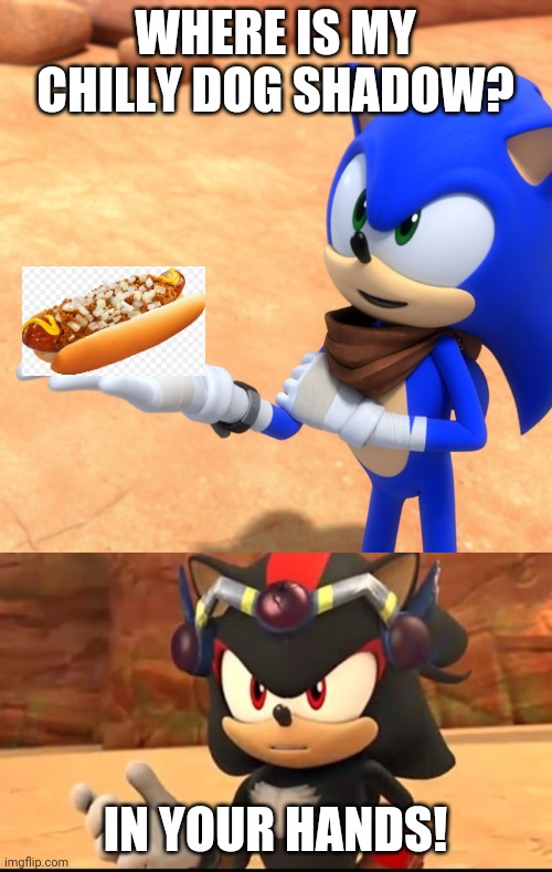 Sonic and shadow's views on Blank Template - Imgflip