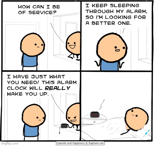 Wake Up Alarm Clock | image tagged in wake up alarm clock | made w/ Imgflip meme maker