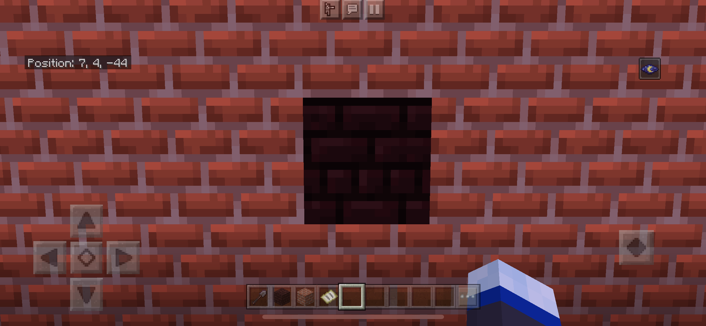 Just a Nether Brick in the Wall Blank Meme Template