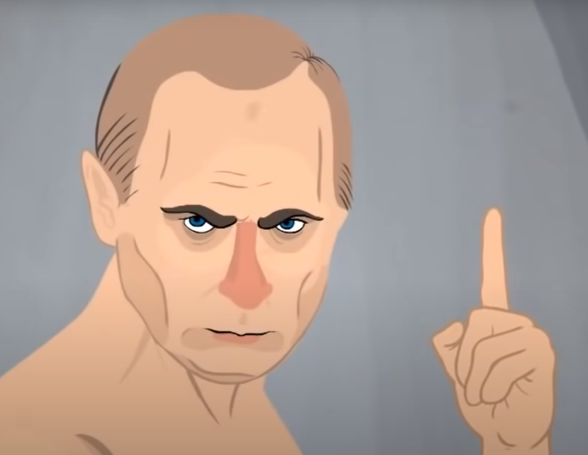 High Quality Putin Says Blank Meme Template