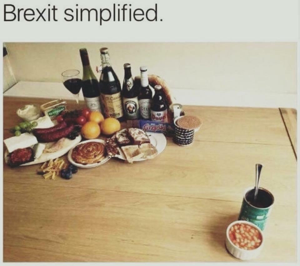 Brexit choice. Blank Meme Template