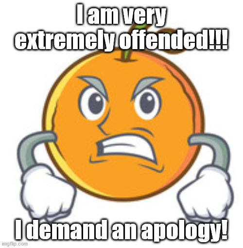 I am very extremely offended!!! I demand an apology! | made w/ Imgflip meme maker