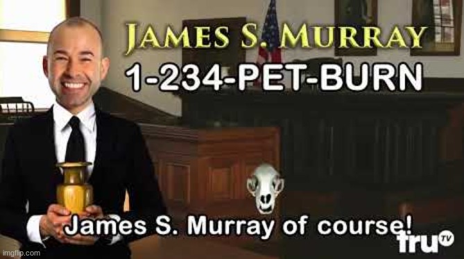 New template for you guys! Also, call that number, it really works! | image tagged in james s murray of course,memes,james murr murray,impractical jokers,pet cremation,grandparent divorce | made w/ Imgflip meme maker