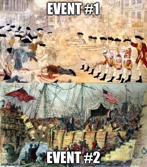 Artistic depictions of police brutality, rioting, and looting — Boston, circa 1770’s | image tagged in black lives matter,police brutality,historical meme,historical,american revolution,boston tea party | made w/ Imgflip meme maker