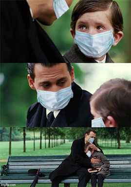 Finding Neverland Masks Blank Meme Template