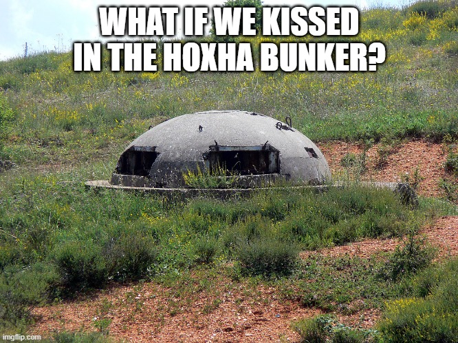 WHAT IF WE KISSED IN THE HOXHA BUNKER? | made w/ Imgflip meme maker