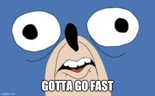 gotta go faster | GOTTA GO FAST | image tagged in gotta go faster | made w/ Imgflip meme maker