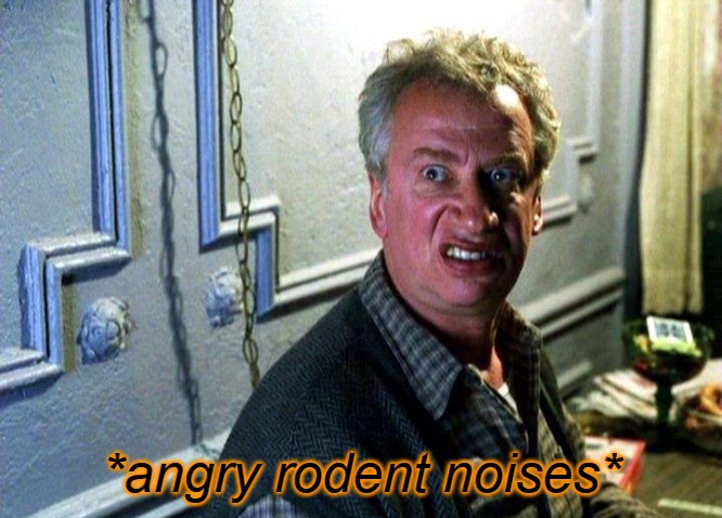 High Quality Angry rodent noises Blank Meme Template