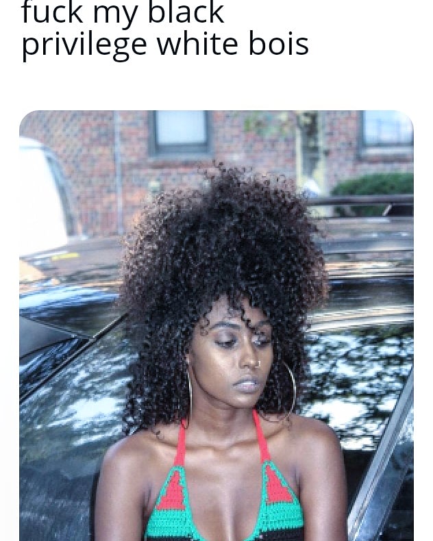 High Quality Black privilege meme black women are sexier than white women Blank Meme Template
